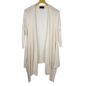 Anthropologie Left on Houston Draped Open Front Lightweight Cardigan Size Small